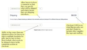 Adding shipping option to PopUp