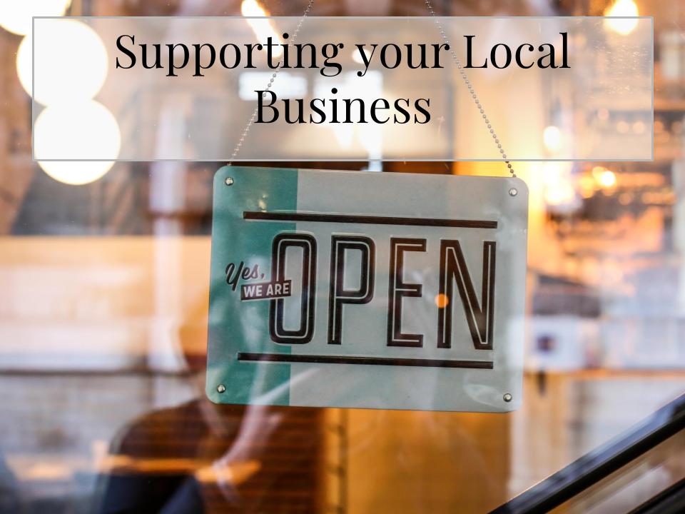 Support Local Business | PopUp Funds | Online Sales
