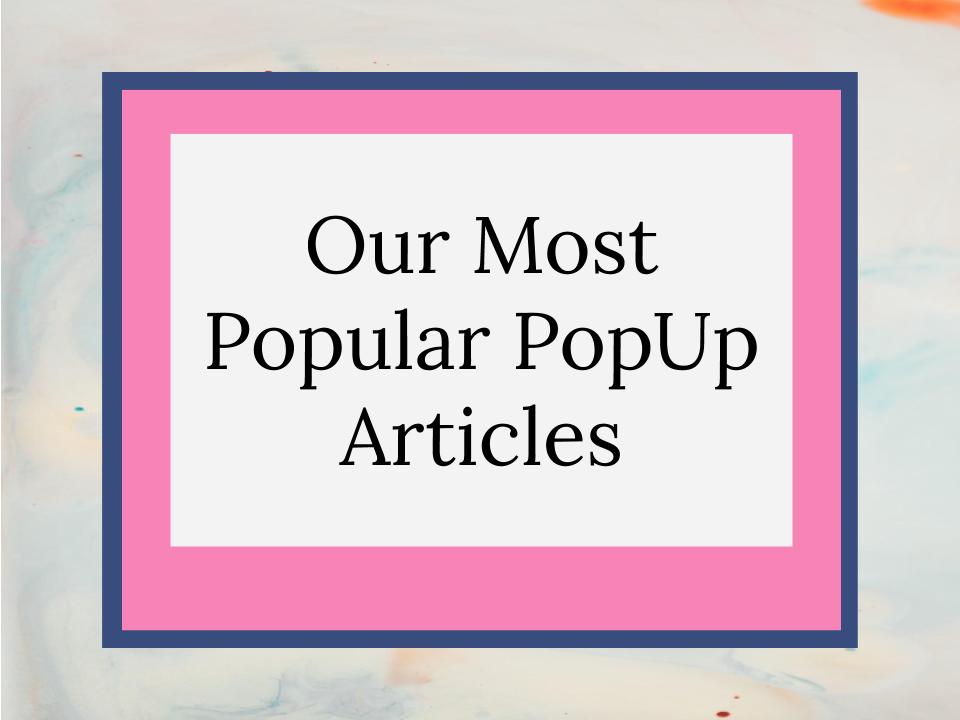helpful popup articles